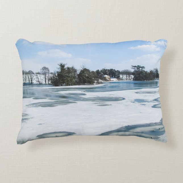 Almofada Decorativa Icy English Lake - Personalizado (Frente)