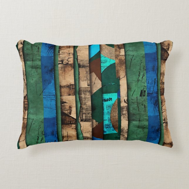 Almofada Decorativa Ilha Caribe Africana de Luxo sofisticada (Frente)