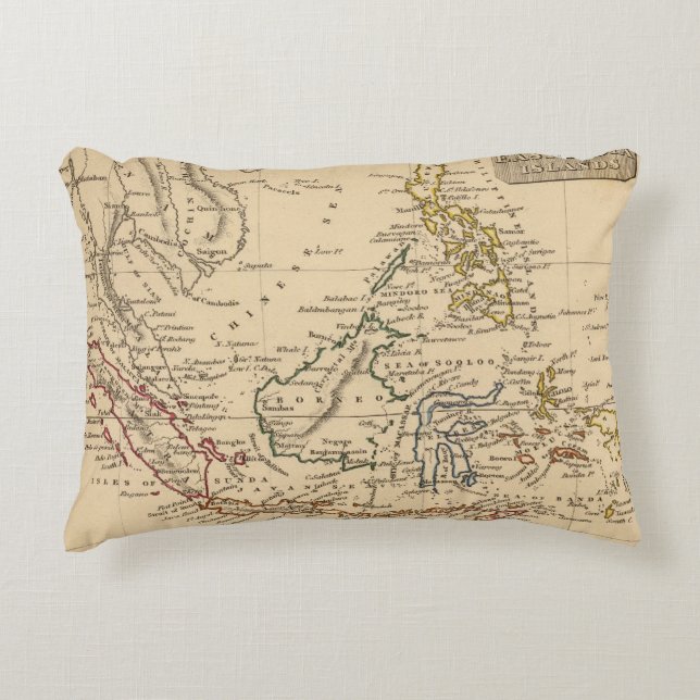 Almofada Decorativa Ilhas do leste de India (Frente)