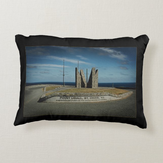 Almofada Decorativa Ilhas Virgens dos EUA - Udall (Verso)