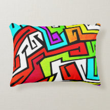 Ilustração colorida dos grafites