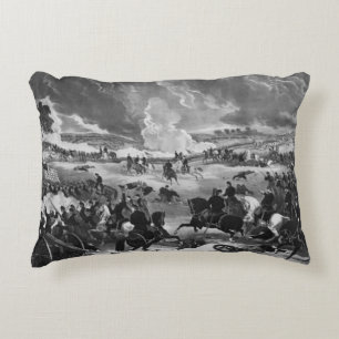 Almofada Decorativa Ilustração da batalha de Gettysburg