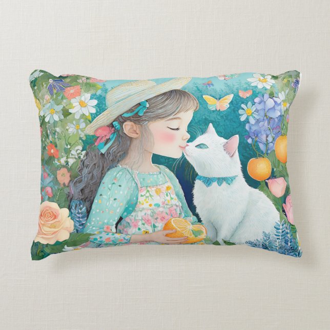Almofada Decorativa Ilustração de Amor Eterno (Frente)