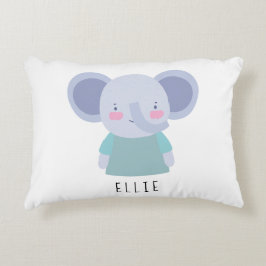 Almofada Decorativa Ilustração de Elefante Gratuito - Personalizável