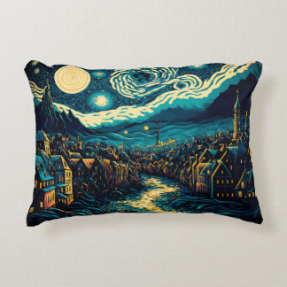 Almofada Decorativa Ilustração de Parodies Van Gogh