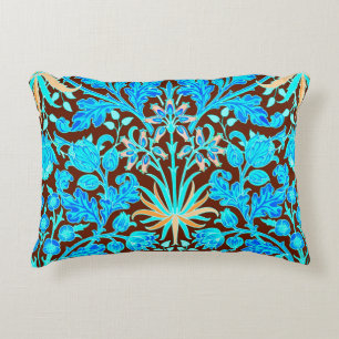Almofada Decorativa Impressão, Aqua e Brown do jacinto de William
