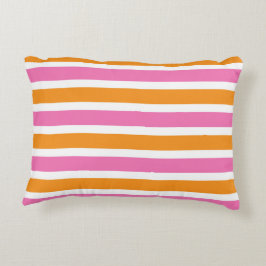 Almofada Decorativa Impressão de Arte Minimalista Colorida