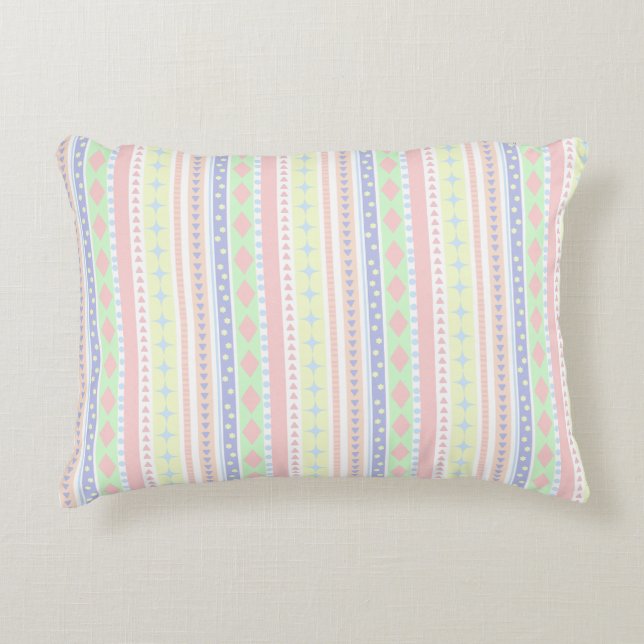 Almofada Decorativa Impressão de Bebê Pastel (Frente)