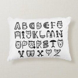 Almofada Decorativa Impressão de Cartoons de Cat