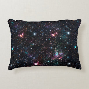 Almofada Decorativa Impressão de Espaço de Galáxia NoturnaPadrão s