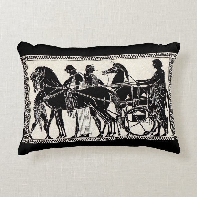 Almofada Decorativa impressão dos antigos romanos (Frente)