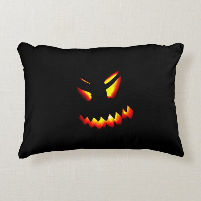 Almofada Decorativa Impressão lateral do Travesseiro 2 da face Jack-O- (Frente)