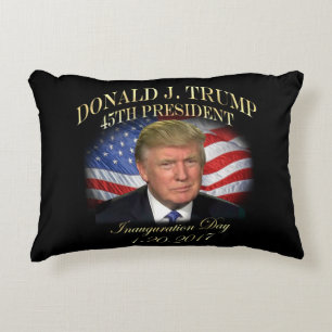 Almofada Decorativa Inauguração do presidente Donald Trump