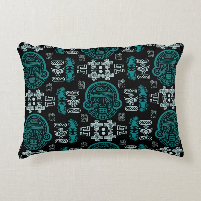 Almofada Decorativa inca Aztec Home Decor (Frente)