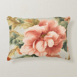 Almofada Decorativa Incríveis Flores, Folhas. Pintura