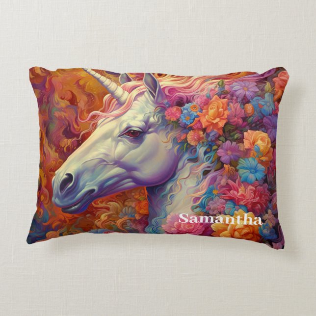 Almofada Decorativa Incrível Unicorn (Verso)