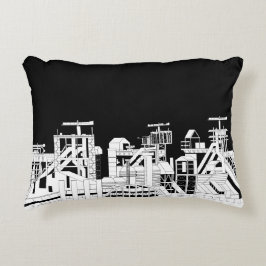 Almofada Decorativa Industrial Skyline Accent Pillow