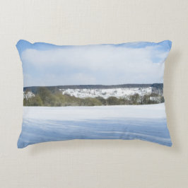 Almofada Decorativa Inglês Countryside no inverno - Personalizado