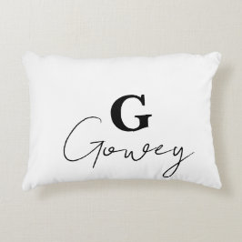 Almofada Decorativa Iniciais Personalizar Conforto