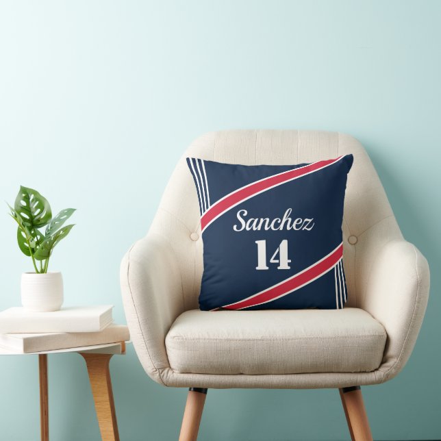 Almofada decorativa inspirada em esporte naval e v (Cadeira)