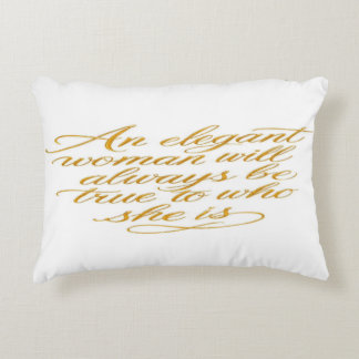 Almofada Decorativa Inspirational Quote for Women Throw Pillow