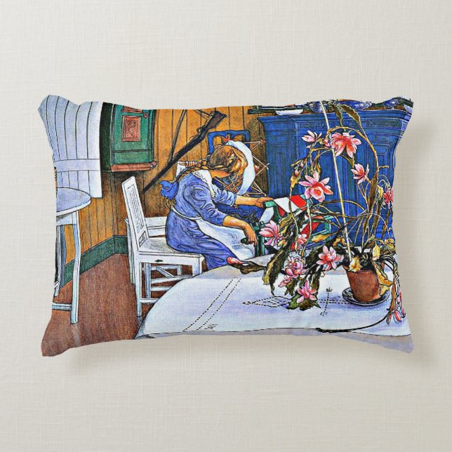 Almofada Decorativa Interior com um Cactus, belas artes, (Frente)