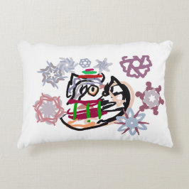 Almofada Decorativa Inverno husky 