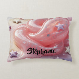 Almofada Decorativa It's a Slime Birthday Party For Girl’s Gift