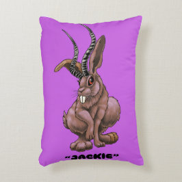 Almofada Decorativa Jackalope "Jackie" Cryptid