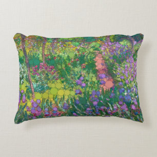 Almofada Decorativa Jardim do Artista em Giverny, depois de Claude Mon
