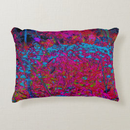 Almofada Decorativa Jardim Magenta Psicodélico Púrpura Lily Flor