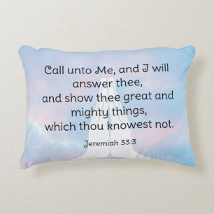 Almofada Decorativa Jeremiah 33:3