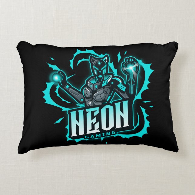 Almofada Decorativa Jogos Neon (Frente)
