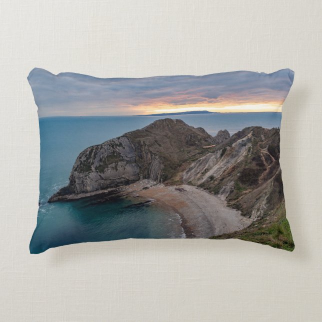 Almofada Decorativa Jurrasic Coast, England, UK (Frente)