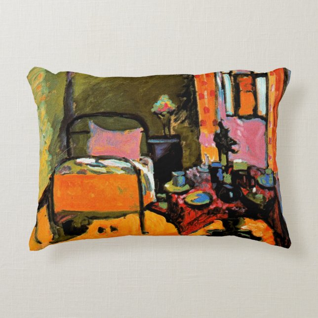 Almofada Decorativa Kandinsky - Quarto em Aintmillerstrasse (Frente)