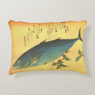 Almofada Decorativa Katsuo (Atum Skipjack) - Peixe Colorido de Hiroshi