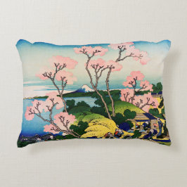 Almofada Decorativa Katsushika Hokusai - Gotenyama, Tokaido, Shinagawa