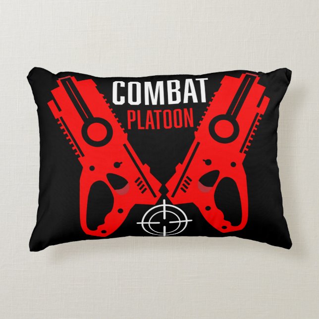 Almofada Decorativa Kids Toy Gun Batalha Natal (Frente)