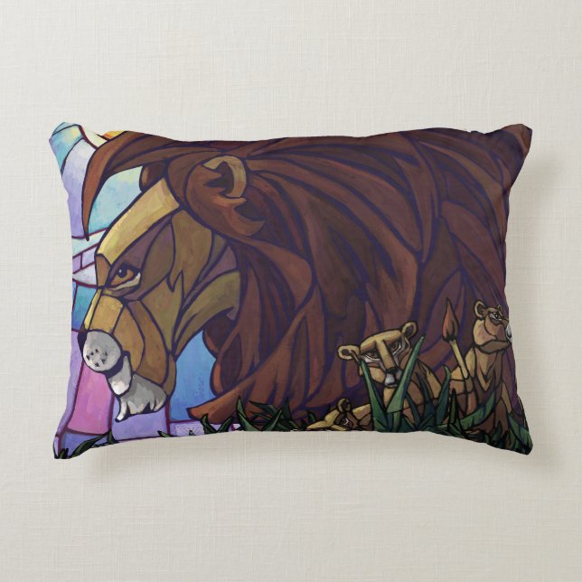 Almofada Decorativa King Lion e Cubs (Frente)