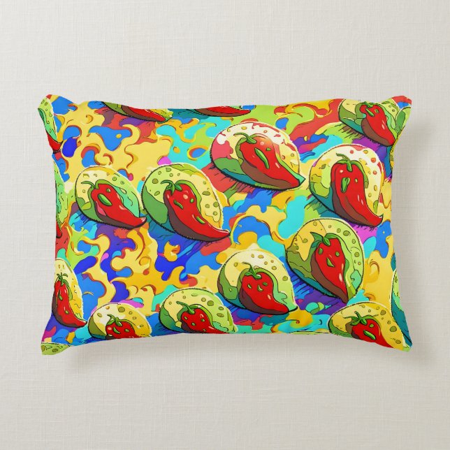 Almofada Decorativa Kiwi Inferno - Império do Abacaxi (Frente)