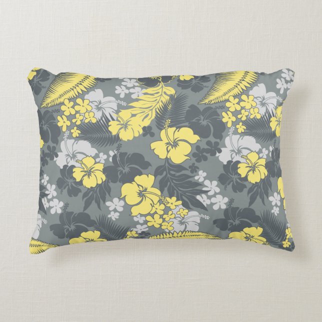 Almofada Decorativa Kona Bay Havaiian Hibiscus (Frente)