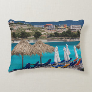 Almofada Decorativa Ksamil, praia da cidade