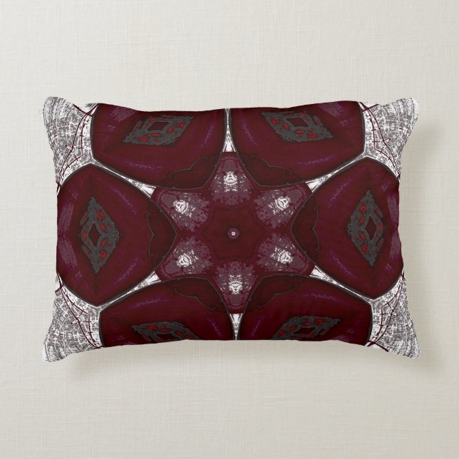 Almofada Decorativa Lábios Flor Prem Mandal (Frente)