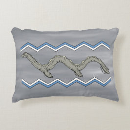 Almofada Decorativa Lago canadense Monster e Zigzags