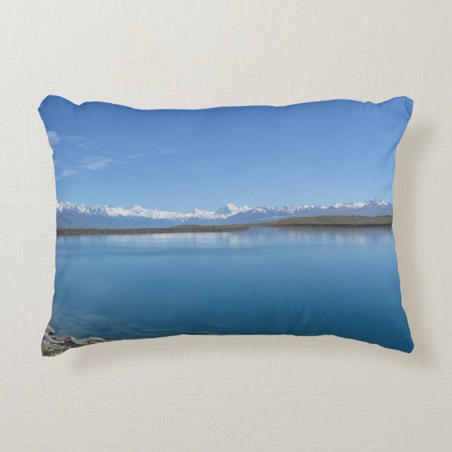 Almofada Decorativa Lago Tekapo, Nova Zelândia (Frente)