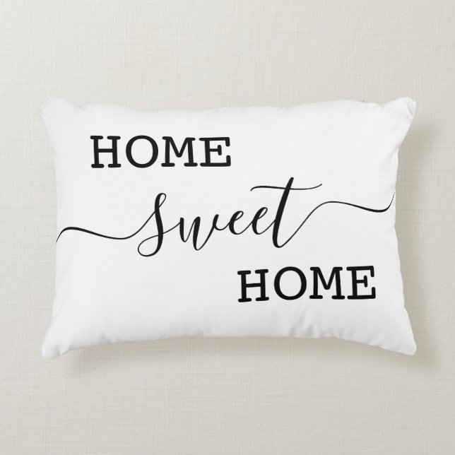 Almofada Decorativa lar doce (Frente)