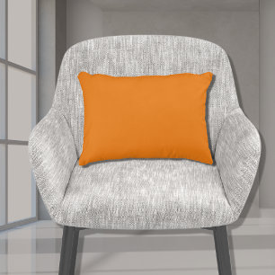Almofada Decorativa Laranja Tangerina Básico Elegante Cor Sólida 28x40