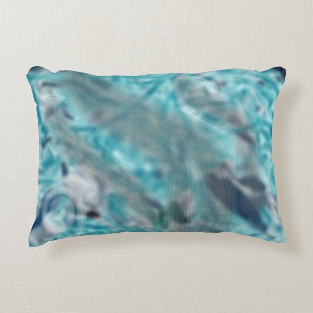 Almofada Decorativa Largas do Indigo Splash (Frente)