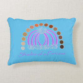 Almofada Decorativa Lavadinho Em Sombras De Uma Princesa Compõem Arco-