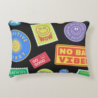 Almofada Decorativa Legal Trendy Patches Design. Abstrato fundo wi